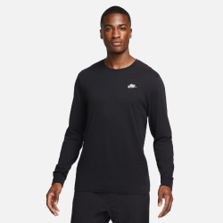 NIKE Sportswear Langarmshirt Herren 010 - black/white XS