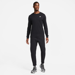 NIKE Sportswear Langarmshirt Herren 010 - black/white XS