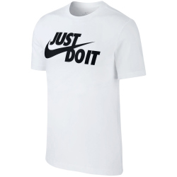 NIKE Sportswear JUST DO IT T-Shirt Herren 100 - white/black XS