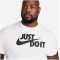 NIKE Sportswear JUST DO IT T-Shirt Herren 100 - white/black XS