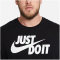 NIKE Sportswear JUST DO IT T-Shirt Herren 011 - black/white XS