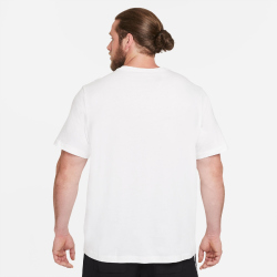 NIKE Sportswear Freizeit T-Shirt Herren 100 - white/black/university red M