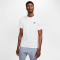 NIKE Sportswear Freizeit T-Shirt Herren 100 - white/black/university red M
