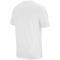 NIKE Sportswear Freizeit T-Shirt Herren 100 - white/black/university red XL