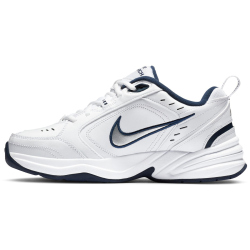NIKE Air Monarch IV Fitnessschuhe Herren 102 - white/metallic silver 46