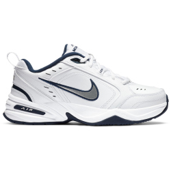 NIKE Air Monarch IV Fitnessschuhe Herren 102 - white/metallic silver 46