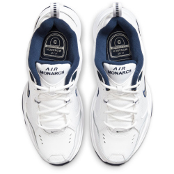 NIKE Air Monarch IV Fitnessschuhe Herren 102 - white/metallic silver 46