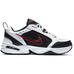 NIKE Air Monarch IV Fitnessschuhe Herren 101 - white/black 38.5