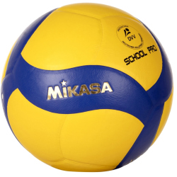 MIKASA V333W School Pro Volleyball 000 - blau/gelb 5