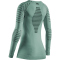 X-BIONIC Invent 4.0 langarm Funktionsshirt Damen E413 - sage green/optical white L