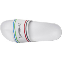 hummel Retro Pool Slide Badelatschen 9639 - white/multicolor 40