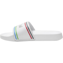 hummel Retro Pool Slide Badelatschen 9639 - white/multicolor 40