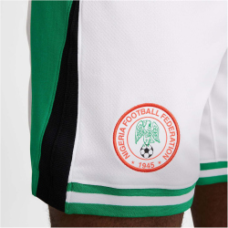 NIKE Nigeria Dri-FIT Stadium Heimshorts Herren 100 - white/lucky green/challenge red S