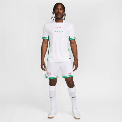 NIKE Nigeria Dri-FIT Stadium Heimshorts Herren 100 - white/lucky green/challenge red S