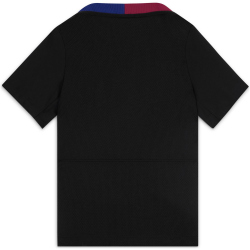 NIKE FC Barcelona Dri-FIT Academy Pro kurzarm Trainingsshirt Kinder 010 - black/noble red/lt orewood brn S (104-110 cm)