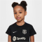 NIKE FC Barcelona Dri-FIT Academy Pro kurzarm Trainingsshirt Kinder 010 - black/noble red/lt orewood brn S (104-110 cm)