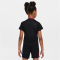 NIKE FC Barcelona Dri-FIT Academy Pro kurzarm Trainingsshirt Kinder 010 - black/noble red/lt orewood brn S (104-110 cm)