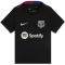 NIKE FC Barcelona Dri-FIT Academy Pro kurzarm Trainingsshirt Kinder 010 - black/noble red/lt orewood brn S (104-110 cm)