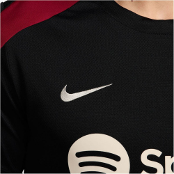NIKE FC Barcelona Dri-FIT Strike kurzarm Trainingsshirt Herren 011 - black/noble red/lt orewood brn S