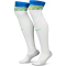 NIKE Brasilien Strike Heim/Auswärts Stutzenstrümpfe 100 - white/soar/dynamic yellow/green spark 34-38