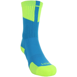 PEAK Socken 20435 - himmelblau/neongelb 28-34