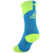 PEAK Socken 20435 - himmelblau/neongelb 28-34
