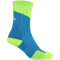 PEAK Socken 20435 - himmelblau/neongelb 28-34