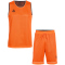 PEAK Iowa wendbares Basketballtrikot-Set 23004 - schwarz/orange XL
