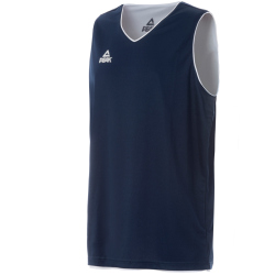 PEAK Team wendbares Basketballtrikot 26022 - dunkelblau/weiss XXS