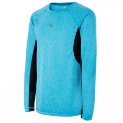 PEAK langarm Laufshirt 22313 - ocean/blue S
