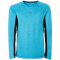 PEAK langarm Laufshirt 22313 - ocean/blue S