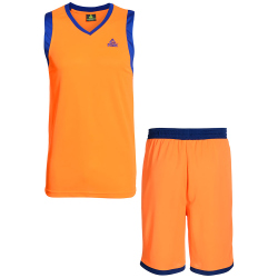 PEAK Street Basketballtrikot-Set 23002 - orange/blau M