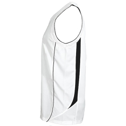 PEAK Team Basketballtrikot Herren 20420 - weiss/schwarz 3XL