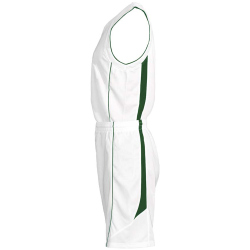 PEAK Team Basketballtrikot-Set Herren 20165 - weiss/dunkelgr&uuml;n S