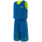 PEAK wendbares Basketballtrikot-Set 23006 - blau/gelb XXS