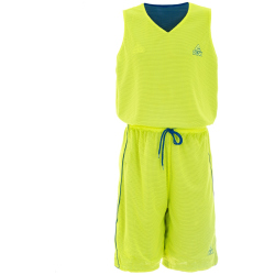 PEAK wendbares Basketballtrikot-Set 23006 - blau/gelb XS