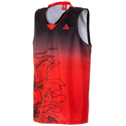 PEAK Shane Battier Asia Basketballtrikot 26003 - rot XXS