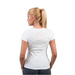 PEAK Logo T-Shirt Damen 22282 - weiss XS