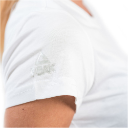PEAK Logo T-Shirt Damen 22282 - weiss XS