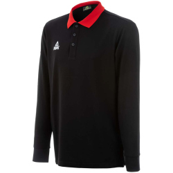 PEAK Deutschland langarm Poloshirt 25040 - schwarz S