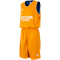 PEAK Deutschland wendbares Basketballtrikot-Set 25037 - orange/blue M
