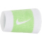 2er Pack NIKE Swoosh Doublewide Schweißbänder 117 - white/vapor green/white