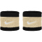2er Pack NIKE Swoosh Schweißbänder 055 - black/team gold/white