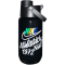 NIKE TR Renew Recharge Chug Graphic Trinkflasche aus Tritan - für Kohlensäurehaltige Getränke geeignet - 473 ml 088 - black/black/malachite