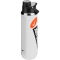 NIKE SS Recharge Chug Graphic Trinkflasche aus Edelstahl - für Kohlensäurehaltige Getränke geeignet - 709 ml 114 - white/black/safety orange