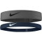 2er Pack NIKE Flex Headband Damen 028 - iron grey/armory navy/black