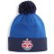 PUMA FC Red Bull Salzburg Essentials Pom Pom Beanie 12 - club navy/cobalt glaze