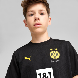 PUMA BVB Borussia Dortmund Trainingsshirt mit Sponsor Kinder
