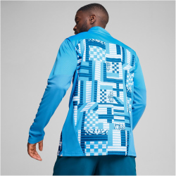 PUMA Olympique Marseille 1/4-Zip Aufw&auml;rm-Sweatshirt...
