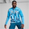 PUMA Olympique Marseille 1/4-Zip Aufwärm-Sweatshirt Herren